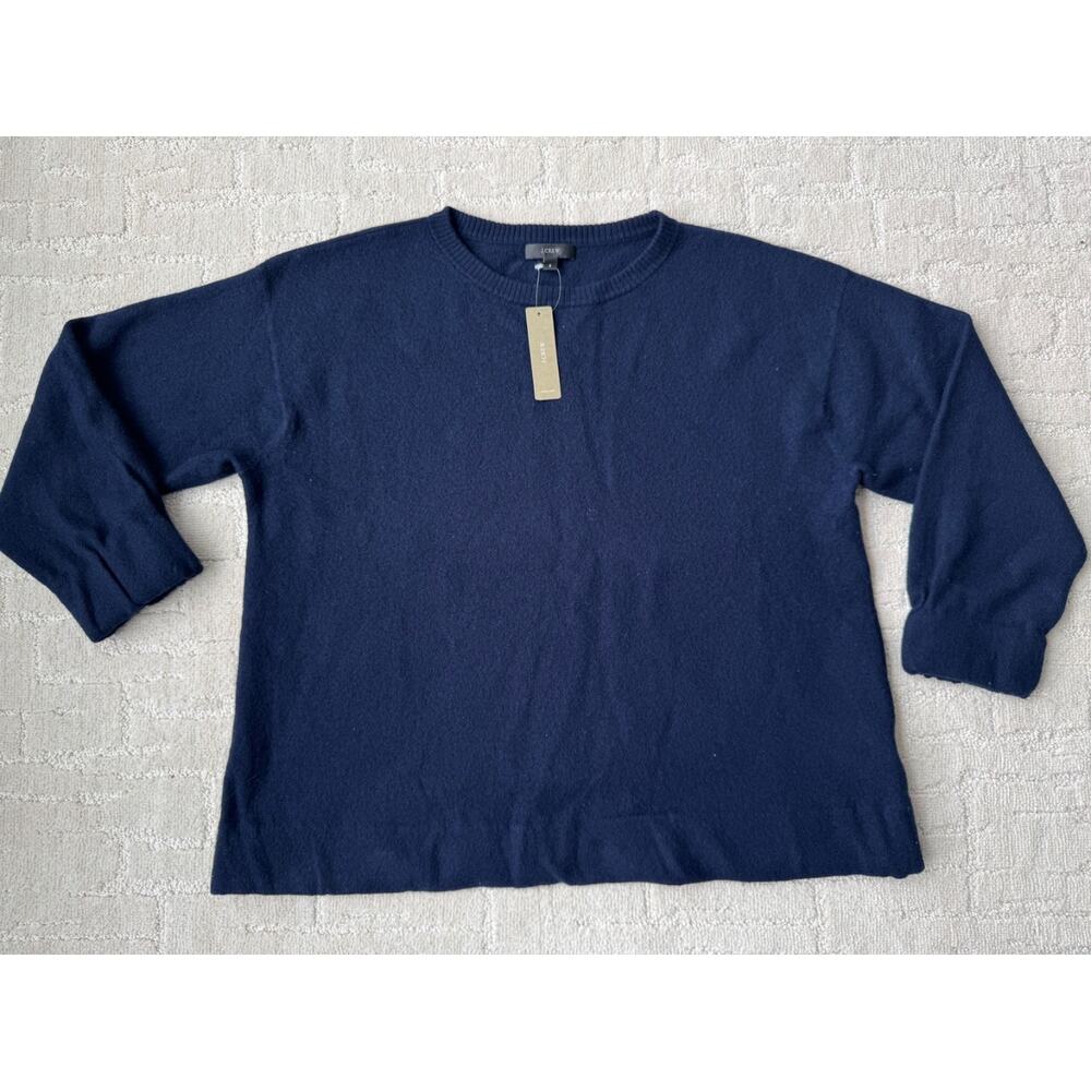J Crew 100% Merino Wool Pullover Sweater Womens Oversized Thick